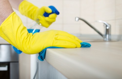 Professional carpet cleaning service in a Barking business space
